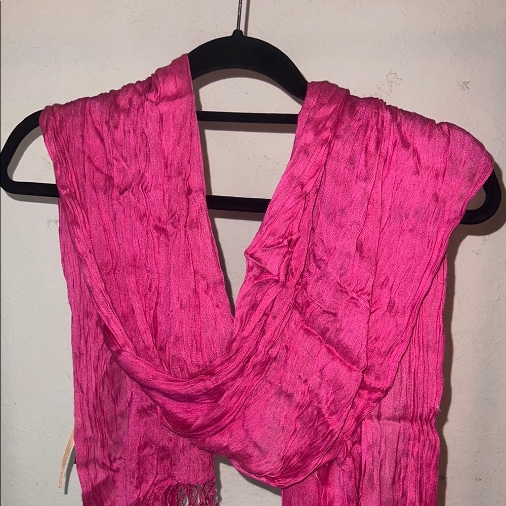 Vibrant Pink Scarf